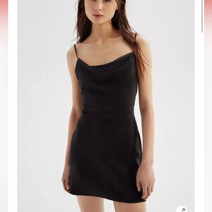 Urban Outfitters Mallory Cowl Slip Mini Dress